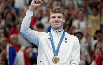 Vive la France! Léon Marchand Fulfills His Nation’s Hopes with Swimming Gold in 400 IM Vive la France! Léon Marchand Fulfills His Nation’s Hopes with Swimming Gold in 400 IM